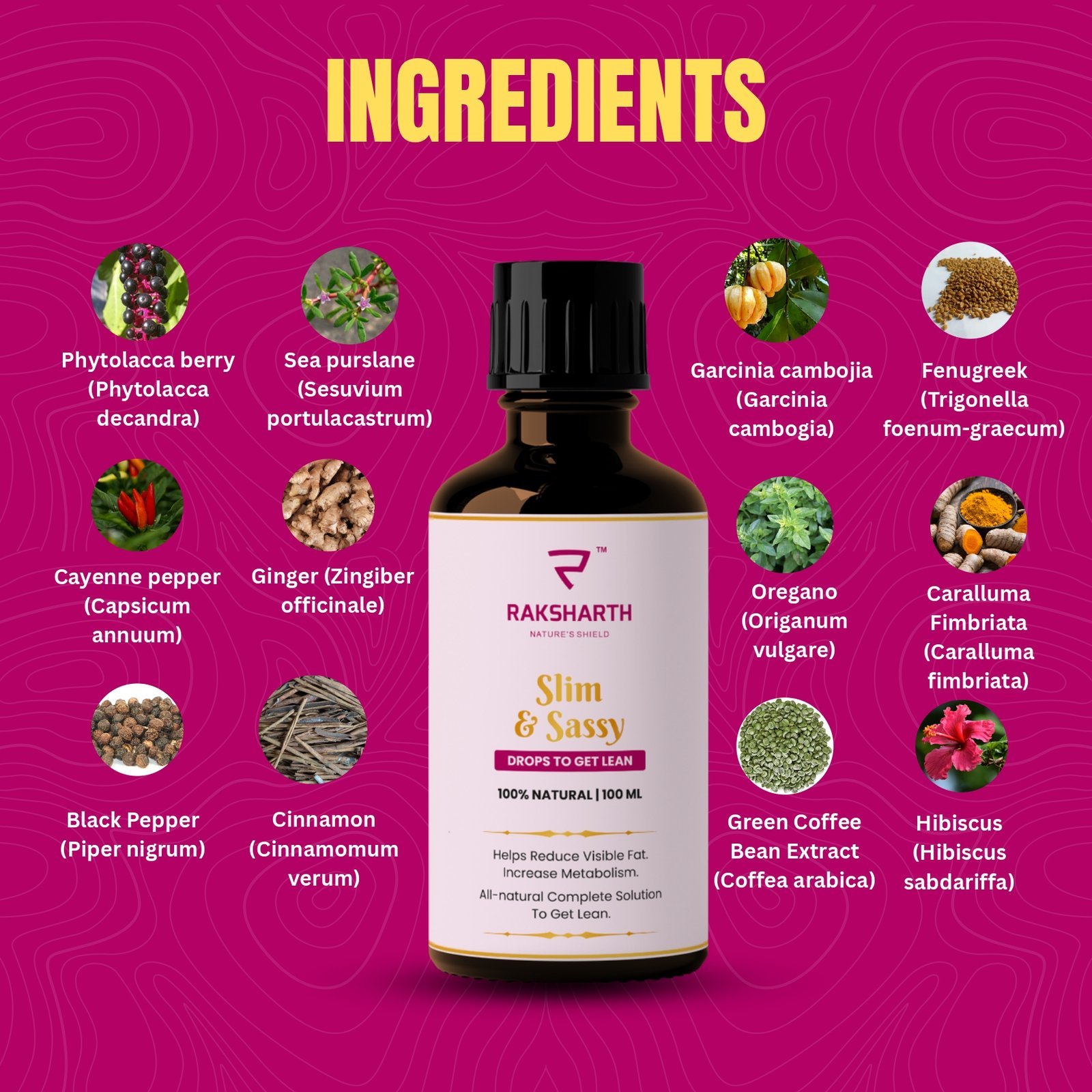 Raksharth Slim & Sassy Drops – Get Lean. Get Strong. Get Sassy.