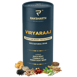 Raksharth Viryaraaj 50ML Ayurvedic Herbal Liquid Extract |Natural Energy & Vitality Support | Daily Wellness Drops for Active Lifestyle