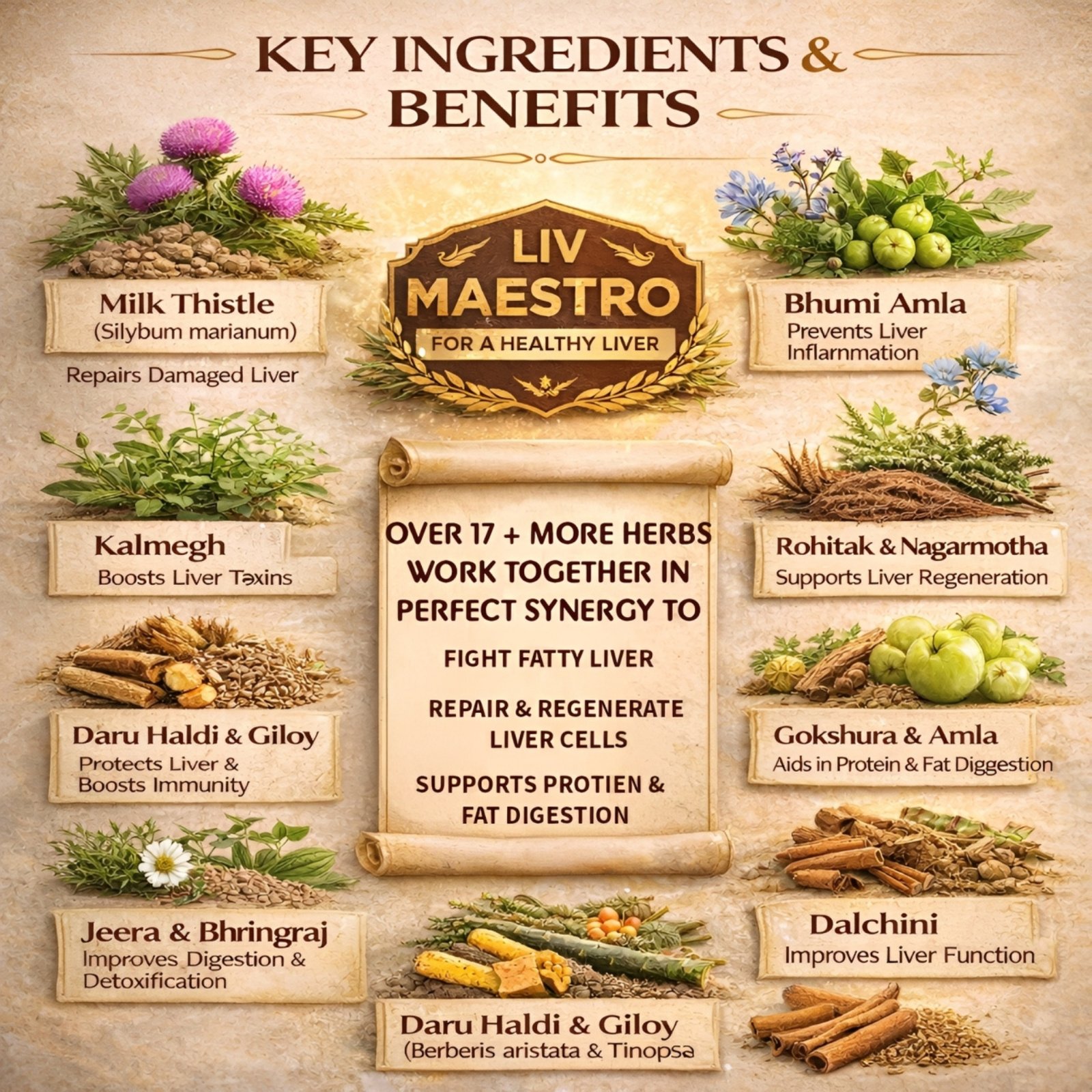 Raksharth Liv Maestro 50ML Avurvedic Liquid Extract | Liver Support Metabolism Balance Milk Thistle, Bhumiamla, Kutki & Kalmegh Herbal Detox & Digestive Support