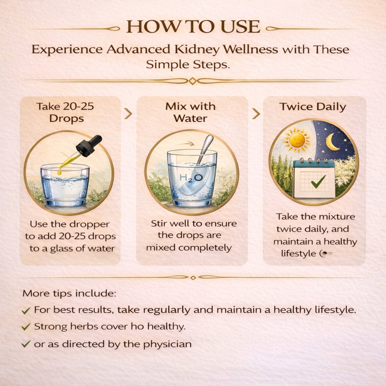 Raksharth Kidney Maestro 50ML Ayurvedic Liquid Extract | Kidney Urinary Support Formula Varun Punarnava, Gokhru & Giloy | Herbal Detox & Filtration Support